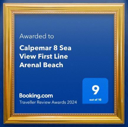 Calpemar 8 Sea View First Line Arenal Beach Extérieur photo